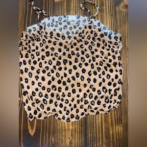 Cheetah crop top